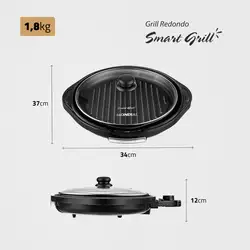 Grill Redondo Mondial Smart Grill G-04 GRILL-220V-PRETO