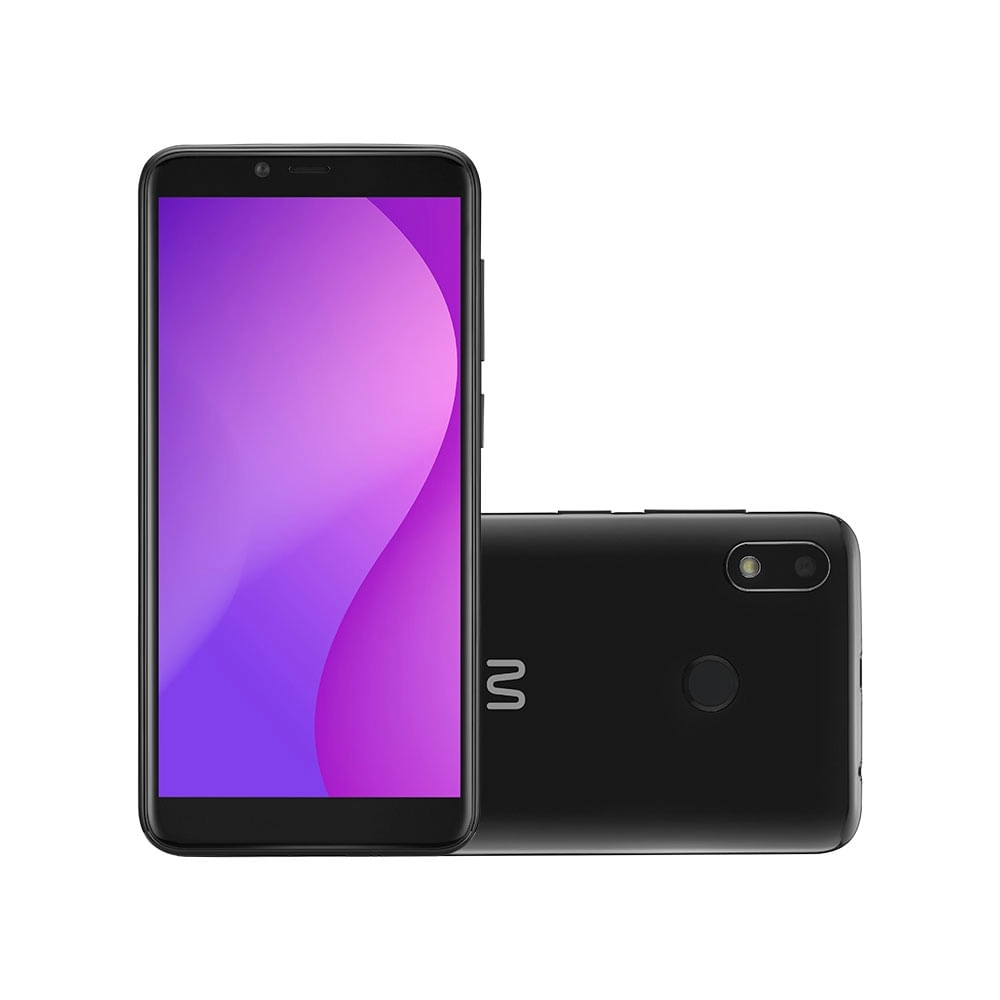 Smartphone Multilaser G 4G 16GB Tela 5.5 Octa Core Sensor de Digitais Android 9.0 GO Preto - P9095OUT [Reembalado] P9095OUT