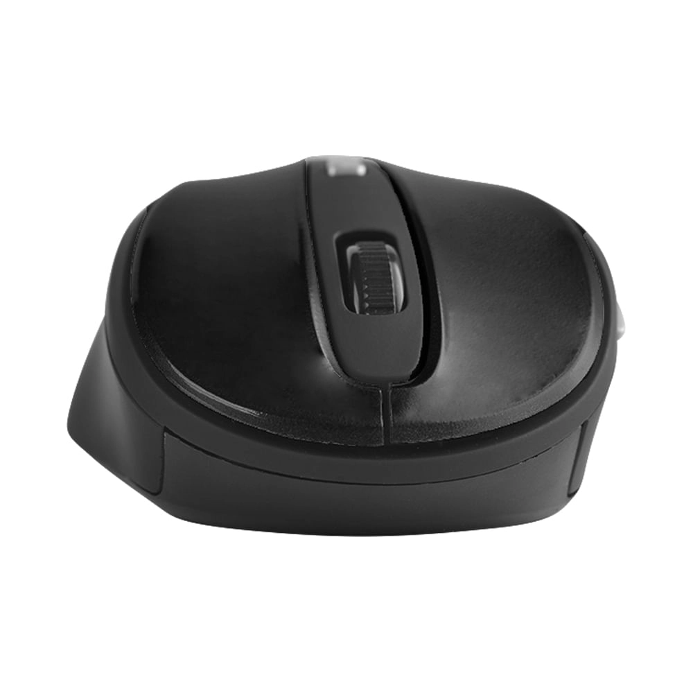 Mouse Multilaser Comfort 6 Botões Usb Preto - MO241 MO241