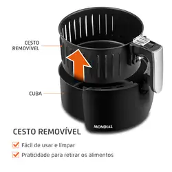 Fritadeira Elétrica Mondial New Pratic 3,5L AF-31