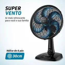 Ventilador de Mesa Maxis 6 pás 30cm  V-30-MX-B