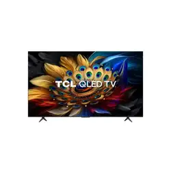 TV QLED Smart 85 TCL 85C655 Ultra HD 4K Google TV 3 HDMI 1 USB Comando de Voz Chumbo Bivolt