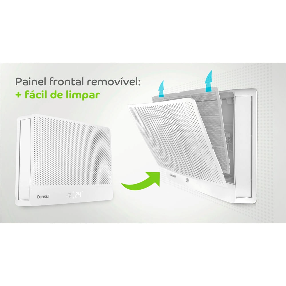 Ar condicionado janela 7500 BTUs Consul frio eletrônico com design moderno - CCN07FB 220V