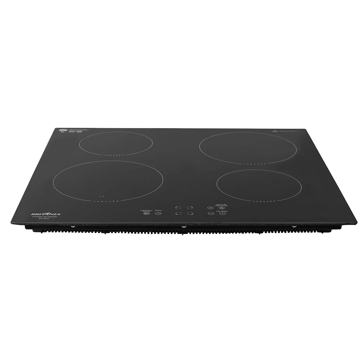 Cooktop de Indução Britânia 4 Queimadores Painel Touch BCT04P 220V