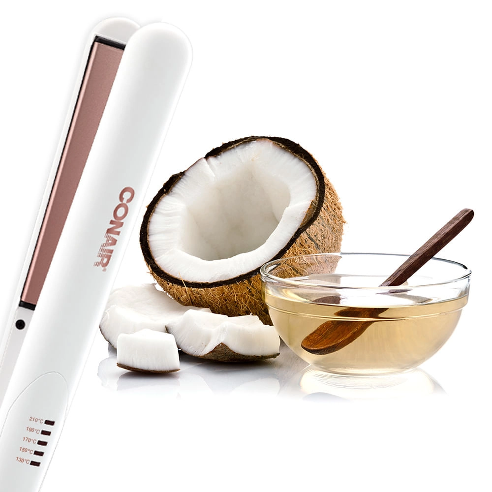 Prancha Conair Infusion – Óleo de Coco | Bivolt