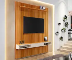 Painel 1.80M Para Tv Até 75 Arbo Cedro/Off White MDP/MDF A240XL180XP27 Edn