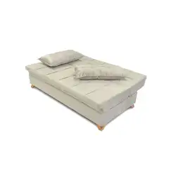 Sofá Cama 1.85M Plus Athenas Linho C/2 Almofadas 2418 A127XL185XP65 JA