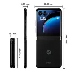 Smartphone Motorola Razr 40 Ultra 5G 256GB XT2321-1 8GB RAM Android 13 Tela Dobrável 6,9" Preto