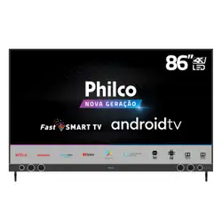 Smart TV 86” Philco 4K PTV86P50AGSG Led Android TV Bivolt