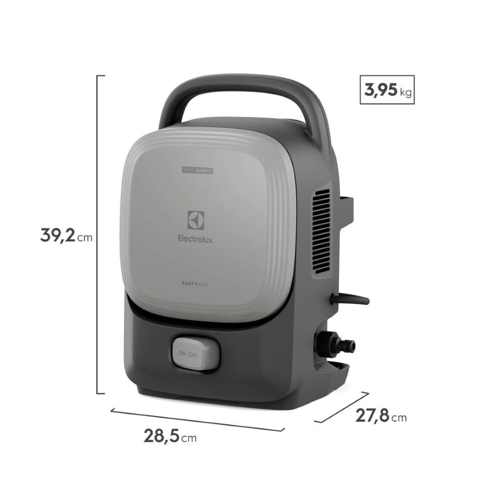 Lavadora de Alta Pressão Electrolux 1600PSI 1400W EasyWash com Engate Rápido (QWS1600) 220V