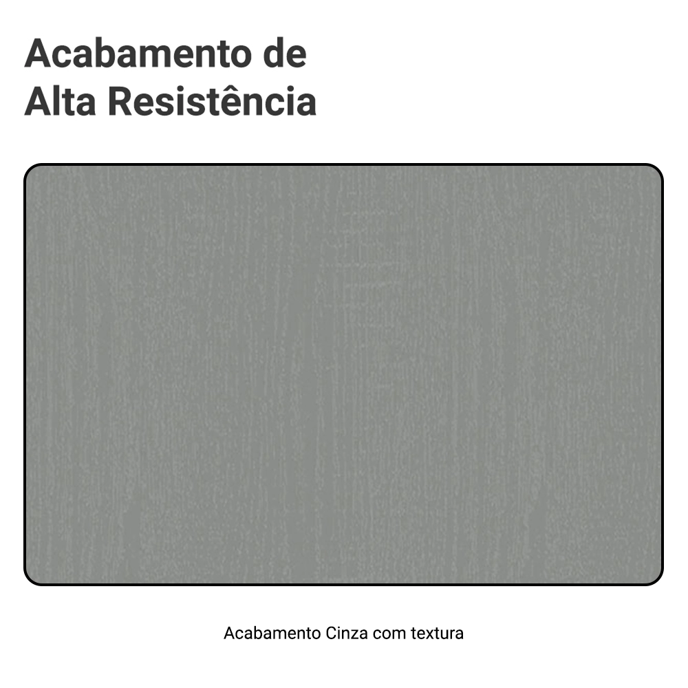 Armário de Cozinha Completa Suspenso 300cm Cinza Nice Madesa 07 Cor:Cinza