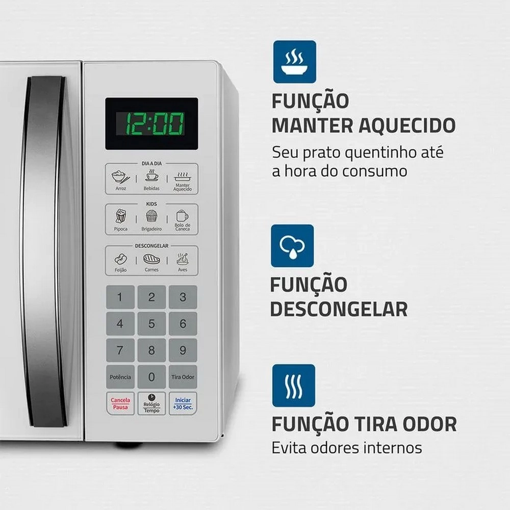 Micro-ondas Mondial MO-02-34-W 34L Branco 220V