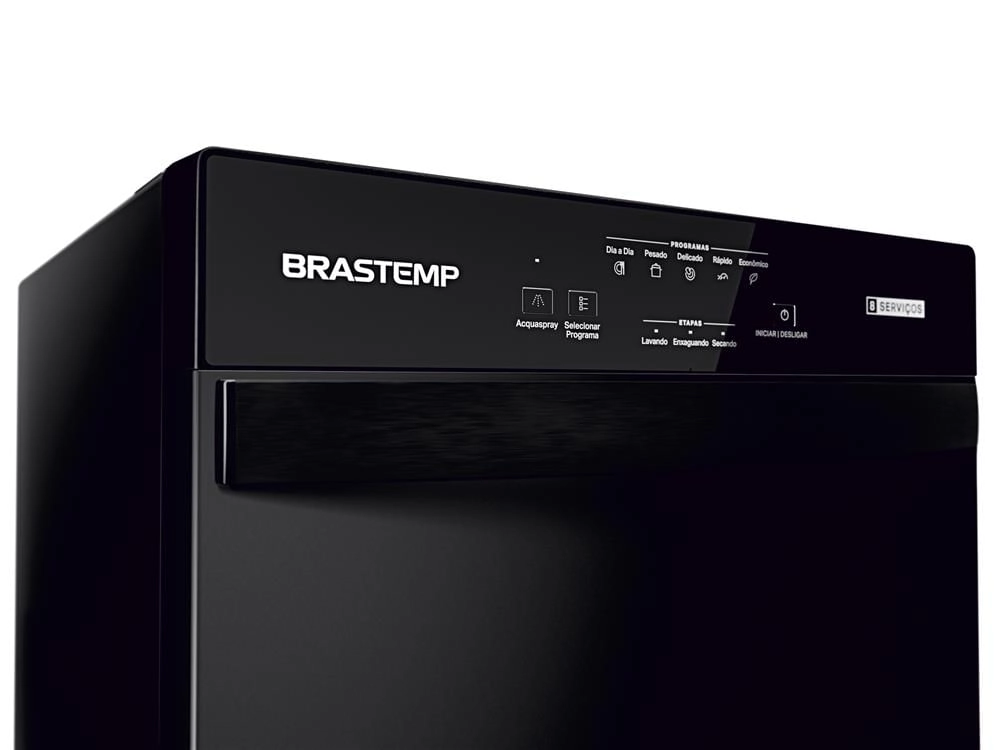 Lava Louças Brastemp 8 Serviços Preta - BLF08AE 220v