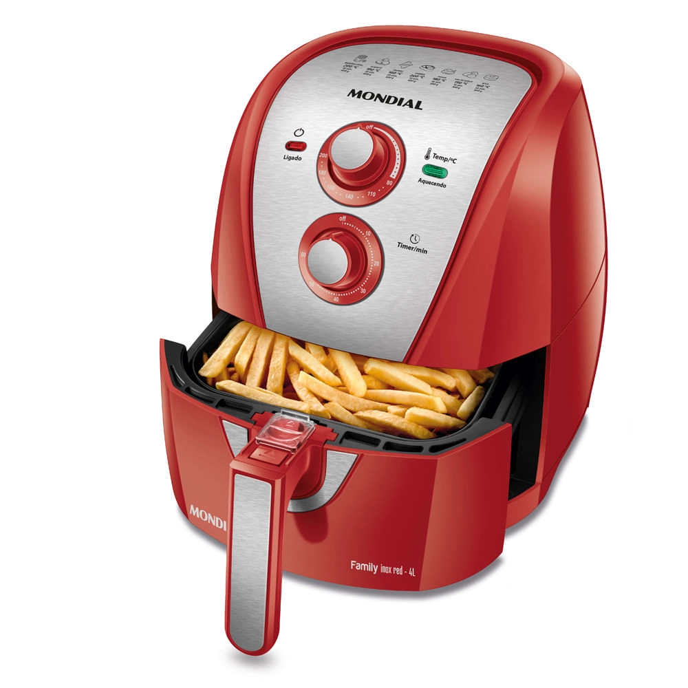 Fritadeira Sem Óleo Air Fryer 4L Mondial AFN-40-RI AIR FRYER AFN-40-RI 220V/60Hz