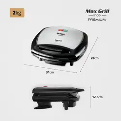 Max Grill Mondial G-07 GRILL-220V-PRETO/INOX