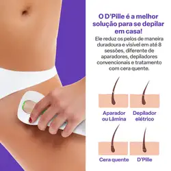 Depilador Por Luz Pulsada IPL - D'Pille - Multilaser - HC212 HC212