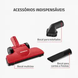 Aspirador de Pó Mondial Turbo Premium AP-30 ASPIRADOR PO-220V-VERMELHO