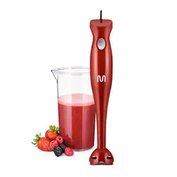 Mixer de Alimentos Gourmet 220V 200W Lâmina de Aço Inoxidável e Copo de 500ml Vermelho Multi - FP012OUT [Reembalado] FP012OUT