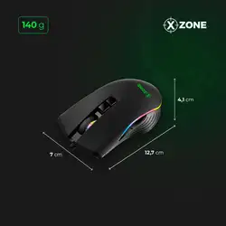 Mouse Gamer Xzone 4800 DPI GMF-01 MOUSE GMF-01 NA 4800 DPI