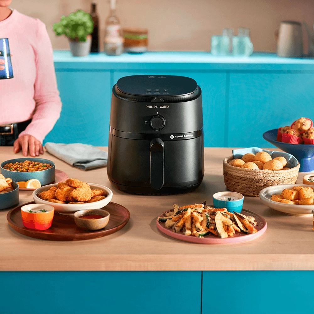 Fritadeira Eletrica Philips Walita Airfryer NA130/09 6,2L Serie 1000 XL Tecnologia RapidAir 1700W Pr