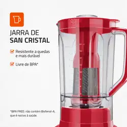 Liquidificador Special Line Mondial L-48-R-SL LIQUIDIFICADOR L-48-R-SL 220V/60Hz