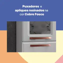 Paneleiro Duplo de Aço Telasul Mirage New Com Vidro Telasul