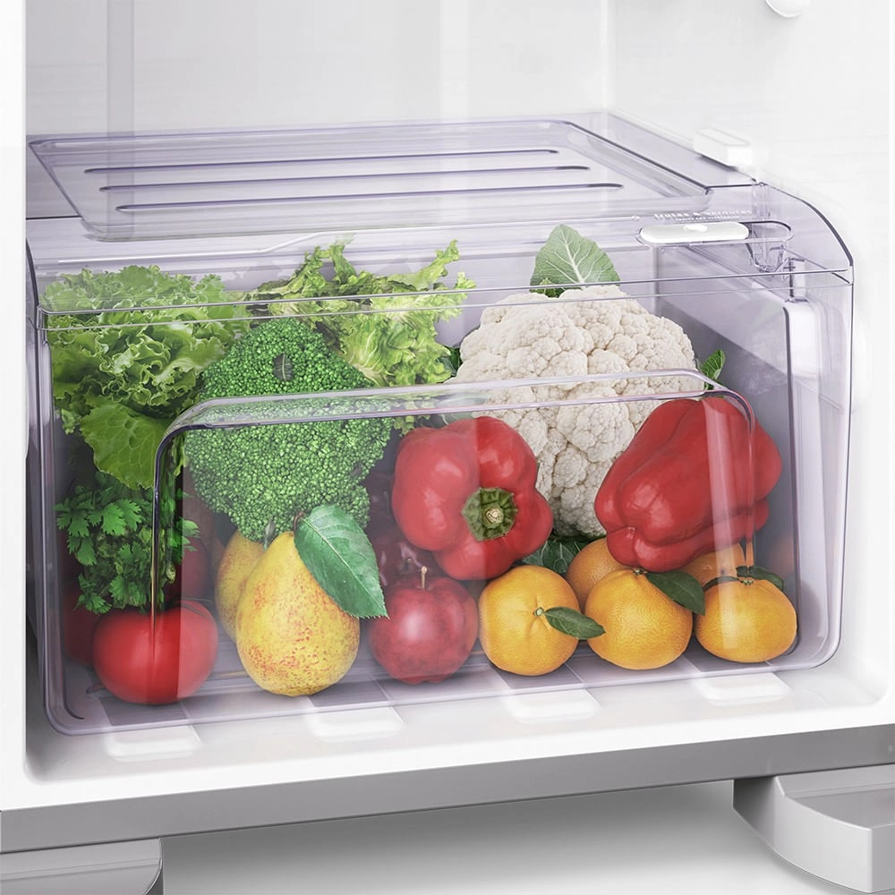 Geladeira Electrolux Frost Free 400L Efficient Turbo Freezer Duplex Inox Look (DFX44) 220 V