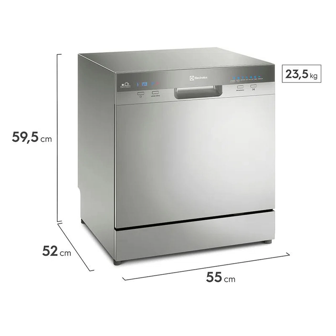 Lava-Louças Electrolux 8 Serviços Inox (LL08S) 220V