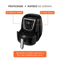 Fritadeira Sem Óleo Air Fryer 4 Litros AFN-40-DI Mondial AIR FRYER AFN-40-DI 220V/60Hz