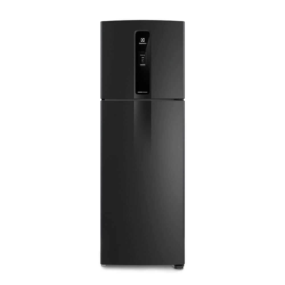 Geladeira Electrolux Frost Free Duplex Efficient com Autosense Cor Black Inox Look 390l (IF43B) 220V