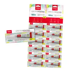 Cola Instantanea Multiuso Media Viscosidade 2g Cartela Com 12pcs Keep - EI083 EI083