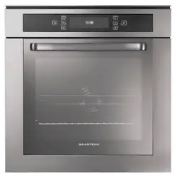 Forno de embutir elétrico Brastemp 67 litros cor inox com Função Ar Forçado e Painel Touch - BO260AR 220V