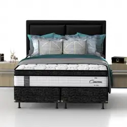 Conjunto Cama Box Queen Mola Ensacada Cameron D28 C/EPS Pillow 280G 158X198X72 110KG Probel