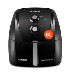 Fritadeira Sem Óleo Air Fryer 8L Mondial Preto - AFN-80-FB 220V/60Hz