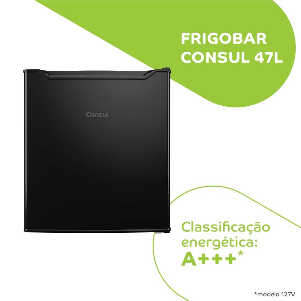 Frigobar 47 litros Consul Preto - CRC04AE 220v