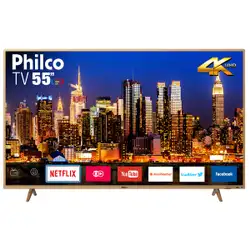Smart TV 55” Philco 4K PTV55F61SNC Led Dolby Audio Bivolt
