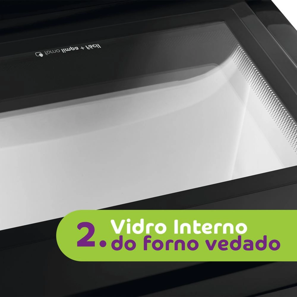 Fogão Consul 4 bocas cor Inox com acendimento automático - CFO4NAR BIVOLT