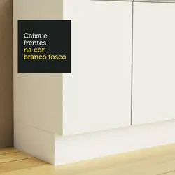 Torre Quente Madesa Smart 2 Portas e 1 Suspensa Branco Cor:Branco