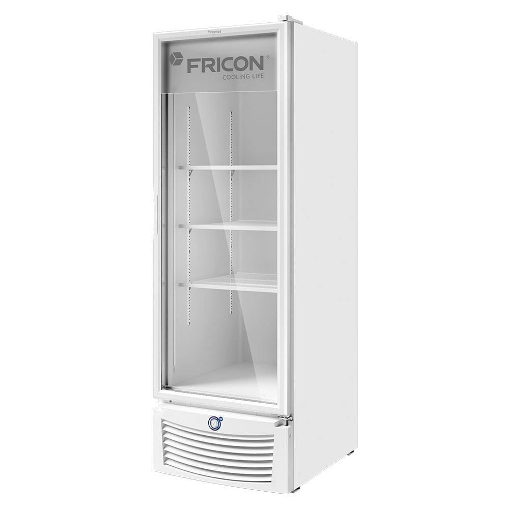 Freezer Tripla Ação Vertical 569 Litros Fricon VCET569V Porta de Vidro Branco 220v