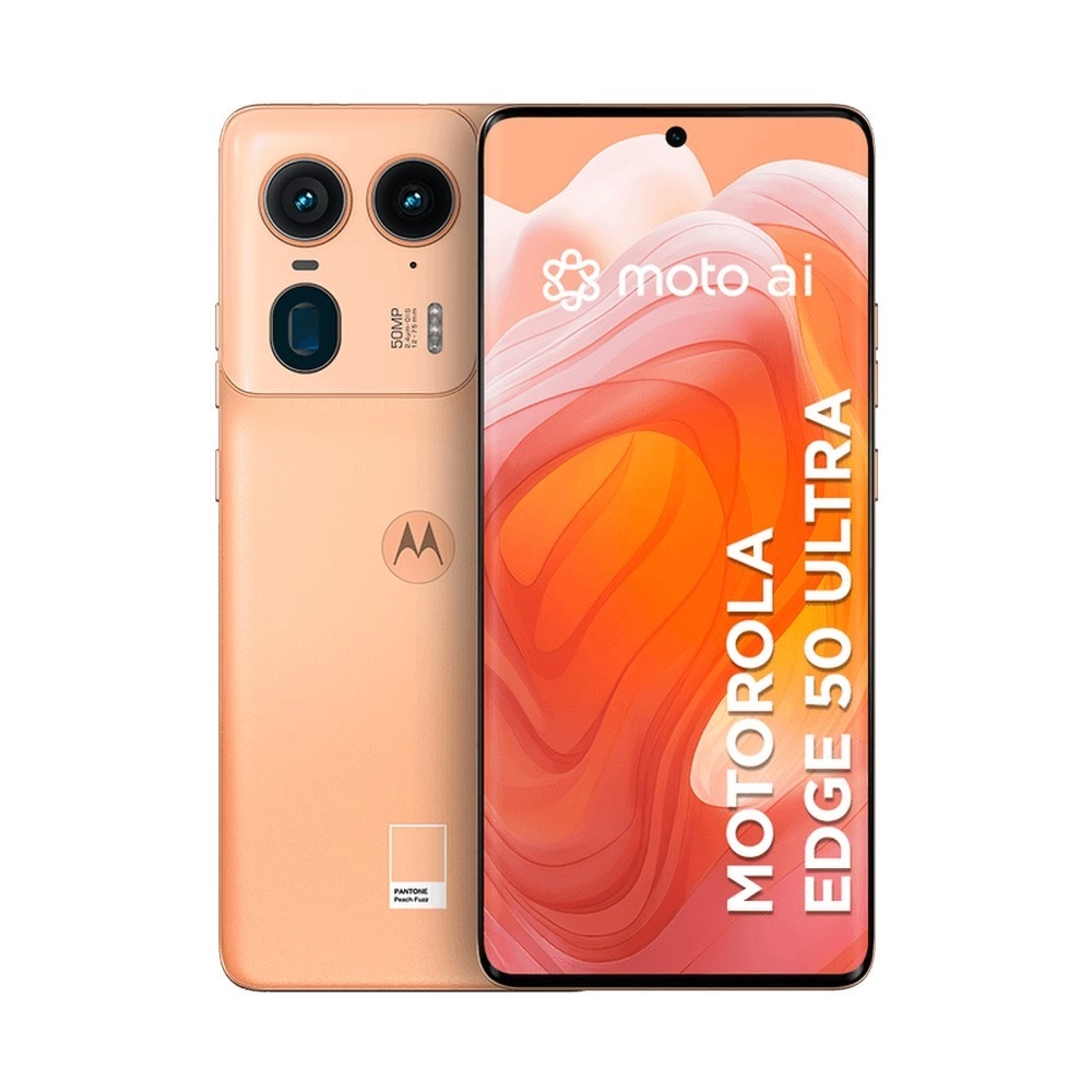 Smartphone Motorola Edge 50 Ultra 5G 512 GB XT2401-1 24GB Com Ram Boost  Android 14 Tela 6,7" Peach