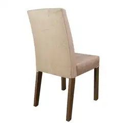 Conjunto Sala de Jantar Mesa Tampo de Vidro 6 Cadeiras Rustic/Branco/Imperial Alexis Madesa Cor:Rustic/Branco/Imperial