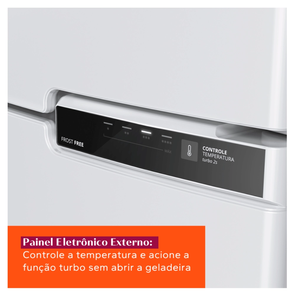 Geladeira Brastemp Frost Free Duplex 375 litros cor Branca - BRM44HB 220V