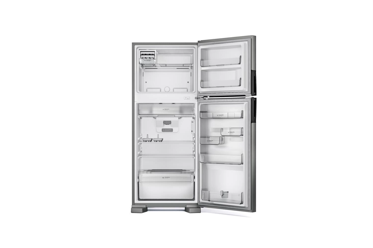 Geladeira Consul Frost Free Duplex com Espaço Flex e Controle Interno de Temperatura 410 litros cor Inox - CRM50FK 220V