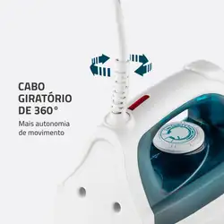 Ferro de Passar a Vapor Mondial F-32 FERRO A VAPOR-220V-VERDE/BRANCO