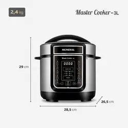 Panela de Pressão Elétrica Mondial Digital Master Cooker PE-40