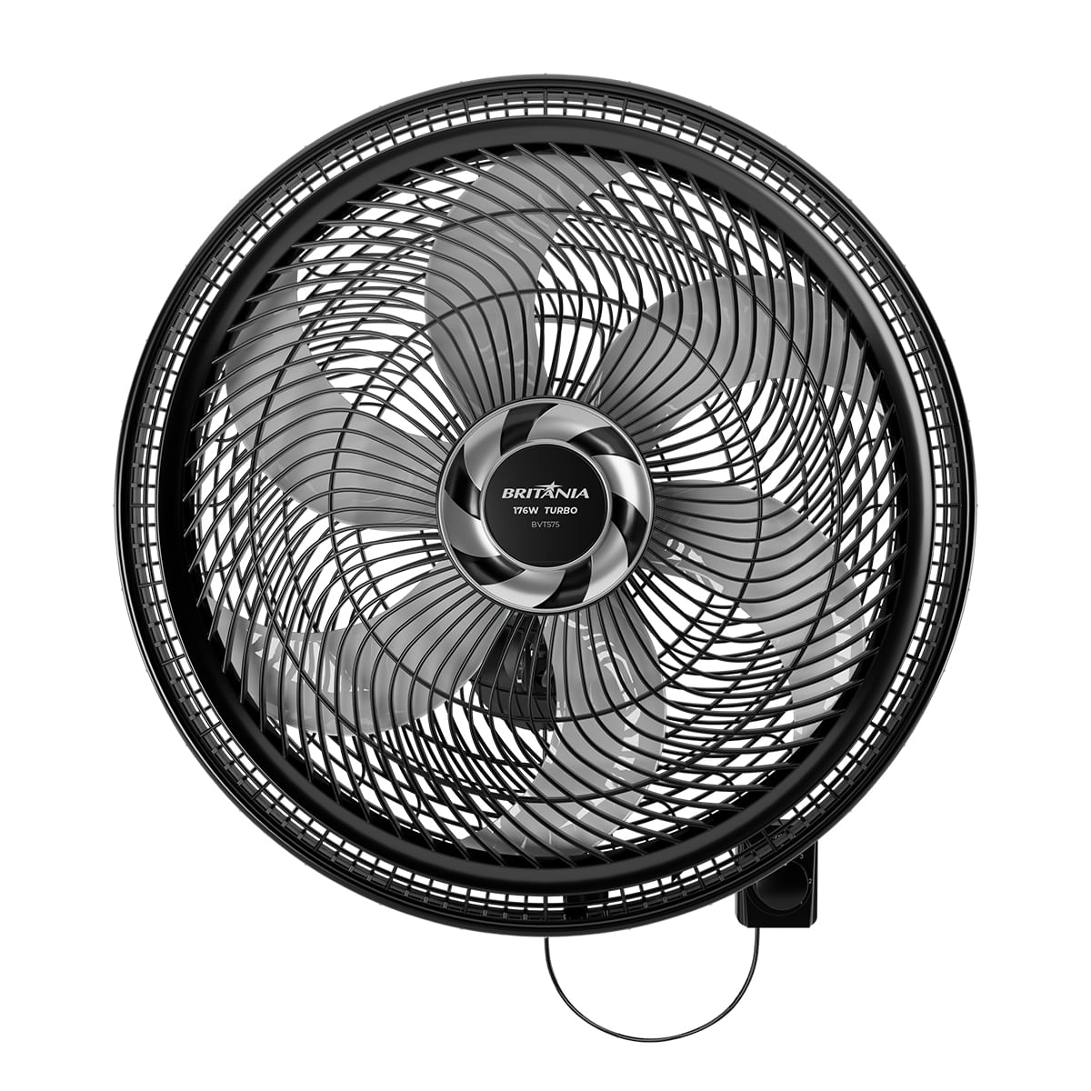 Ventilador de Parede Britânia BVT575 Maxx Force 6 Pás 176W 220V