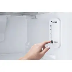 Geladeira Consul Frost Free Duplex com Espaço Flex e Controle Interno de Temperatura 410 litros cor Inox - CRM50FK 220V