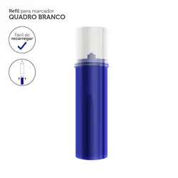 Refil Para Marcador de Quadro Branco Caixa Com 12 unidades Azul Keep - MR002 MR002