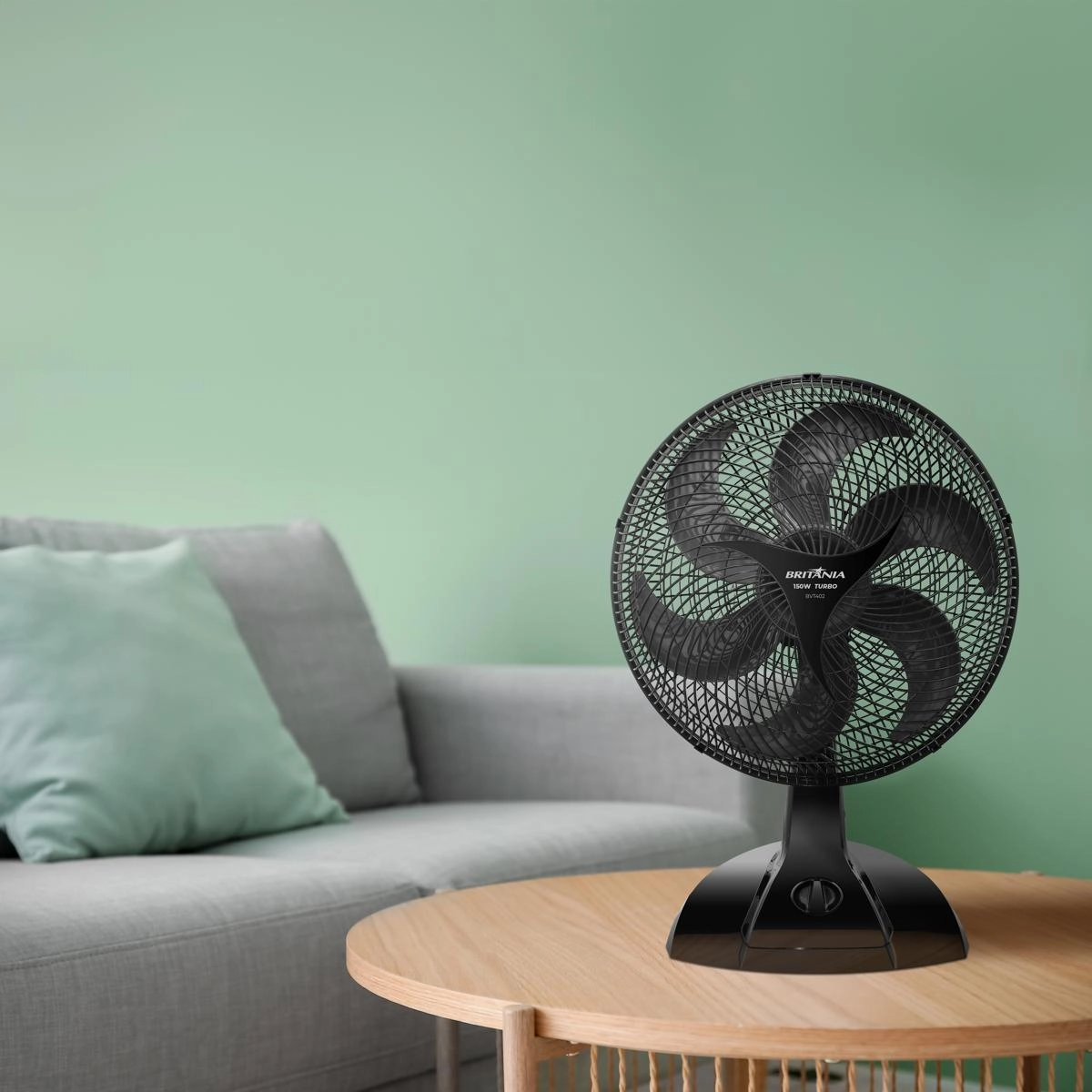 Ventilador Britânia 150W Hélice com 6 Pás BVT402 220V