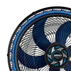 Ventilador de mesa Arno 50cm VB50 Xtreme Force Breezer Preto com Azul 220v